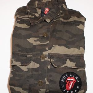 Camouflage Rolling Stones Jacket